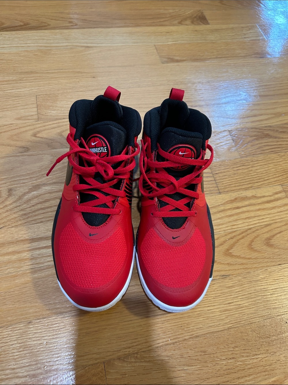 Nike Kids Red and Black Athletic Sneakers